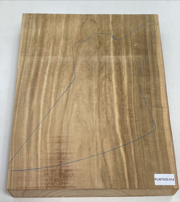 Body Paulownia, 1-pc., Choco, 620x470x45mm Unique Piece #014